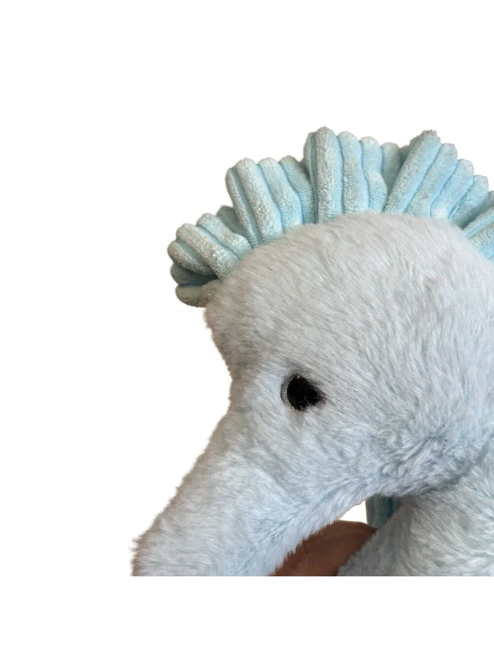 Bear Factory 2001 Blue Seahorse Stuffy Made W/ Recycled Fabrics Stuffed Animal